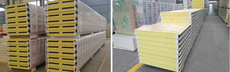 寶潤達(dá)聚氨酯封邊巖棉板成品實(shí)拍