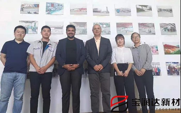 法國(guó)客戶來訪寶潤(rùn)達(dá)洽談冷庫板項(xiàng)目